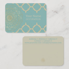 Mandala oriental - Tarjeta de visita