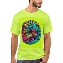 Mandala por la camiseta del tinte del arcoiris LGB