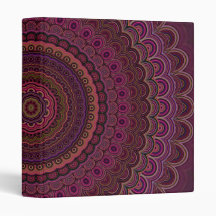 Mandala púrpura oscura