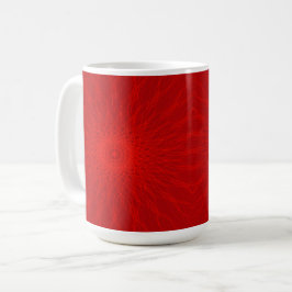 Mandala roja - 15 oz. Jarra