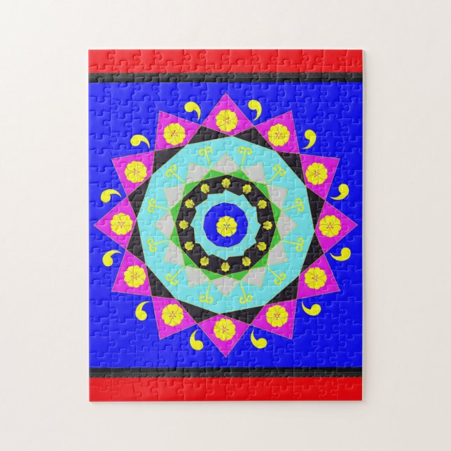 Mandala: Rompecabezas decorativo (Vertical)