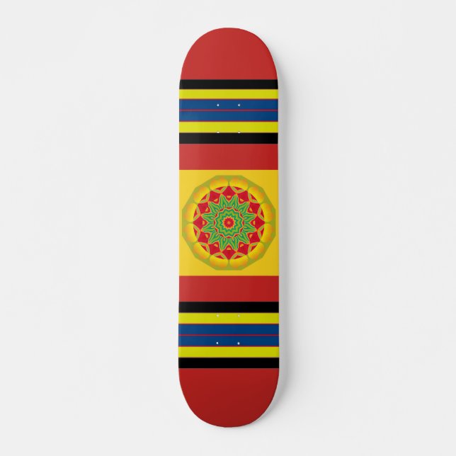 Mandala Skateboard (Anverso )