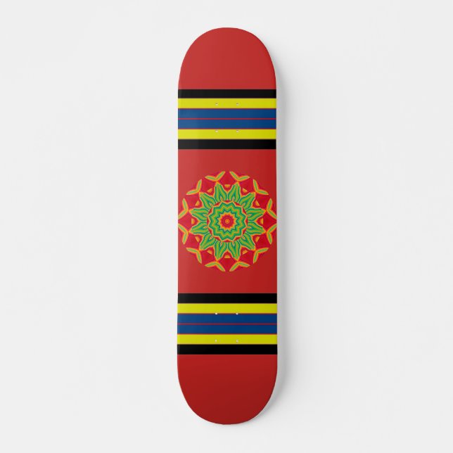 Mandala Skateboard (Anverso )