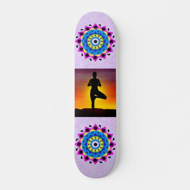 Mandala Skateboard (Anverso )