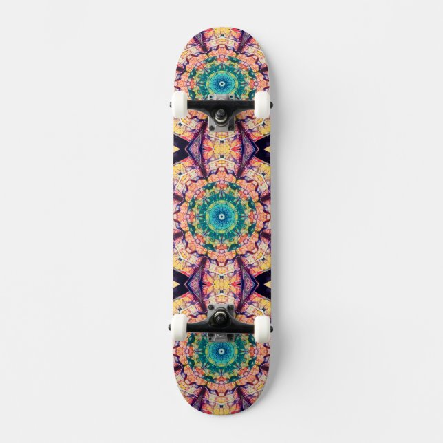 Mandala Skateboard (Anverso)