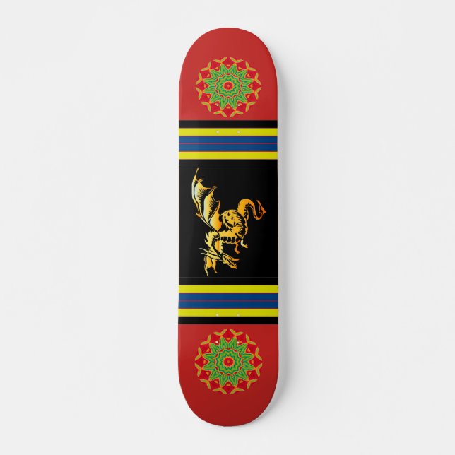 Mandala Skateboard (Anverso )
