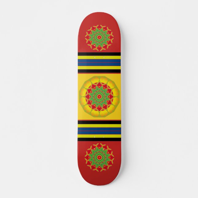 Mandala Skateboard (Anverso )