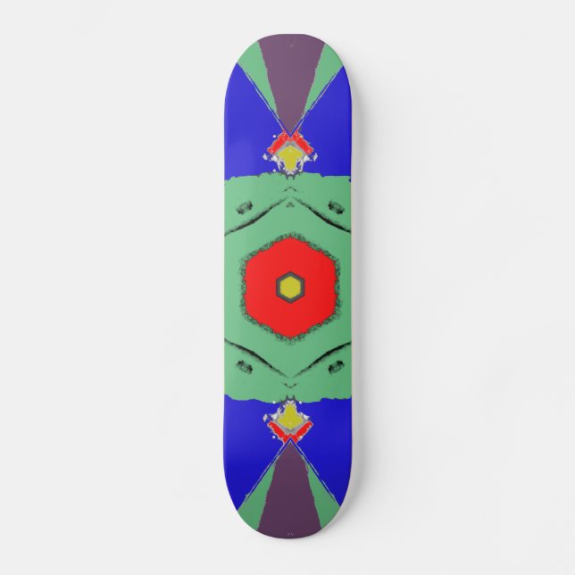 mandala skateboard / Planche skateboard mandala  (Anverso)