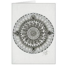 Mandala - tarjeta de Zendala de los géminis de