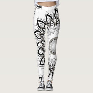 Mandala Tattoo Henna Leggings