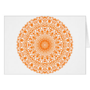 Mandalá Tribal Naranja