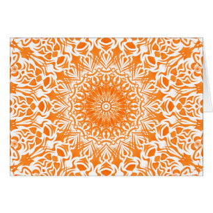 Mandalá Tribal Naranja