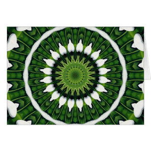 Mandala verde tropical