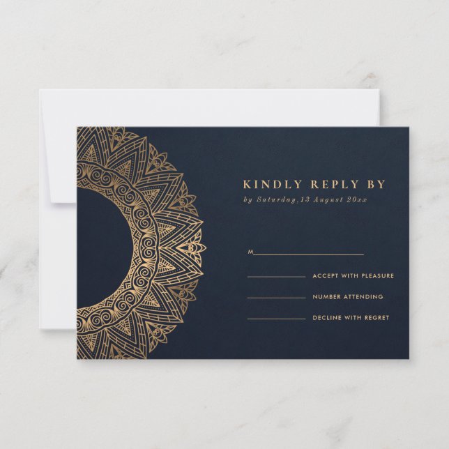 MANDALA WEDDING RSVP (Anverso)