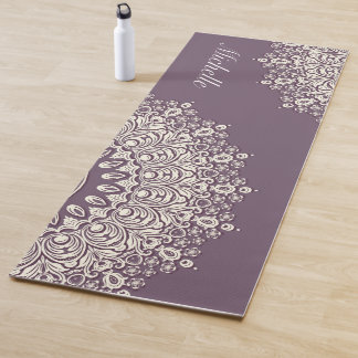 Mandala Yoga Mat con nombre, personal, Personaliza