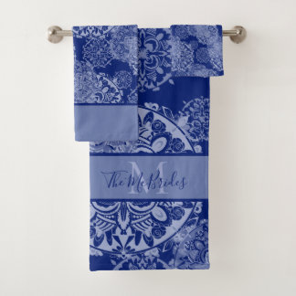 Mandalas Bohemios Azules Monogramados
