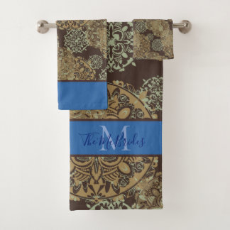 Mandalas Bohemios Malhumorados Azules y Marrones M