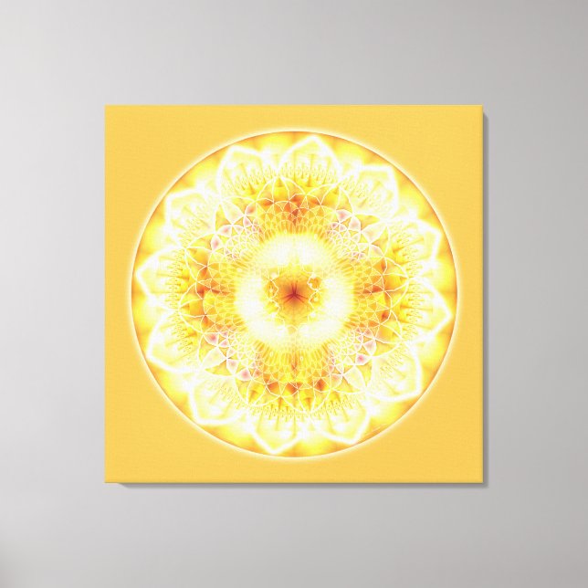Mandalas de curación y despertar, No. 1, lienzo (Anverso)