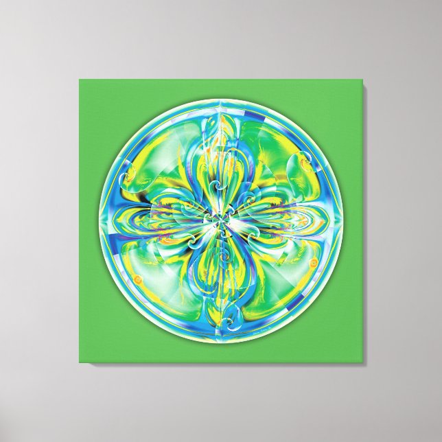 Mandalas de curación y despertar, No. 6, lienzo (Anverso)