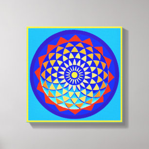 Mandalas de Paz y Amor Lienzo