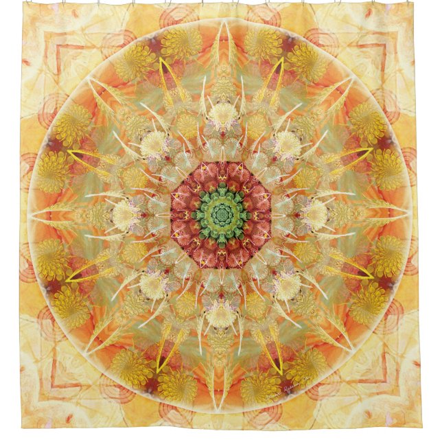 Mandalas por épocas de la cortina de ducha de la (Anverso)