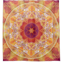 Mandalas por épocas de la cortina de ducha de la