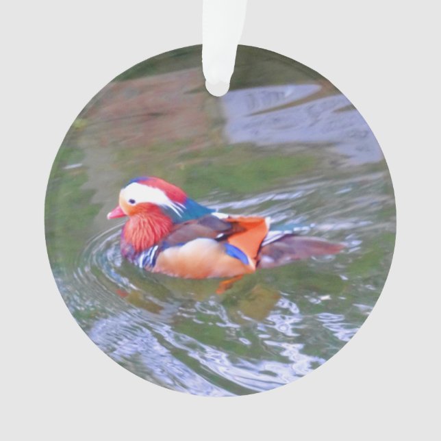 Mandarin Duck #2 Ornamento (Anverso)
