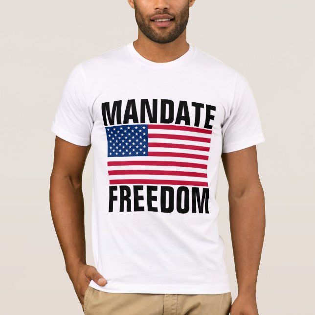 MANDATO Camisetas PATRIOTAS LIBRES (Anverso)