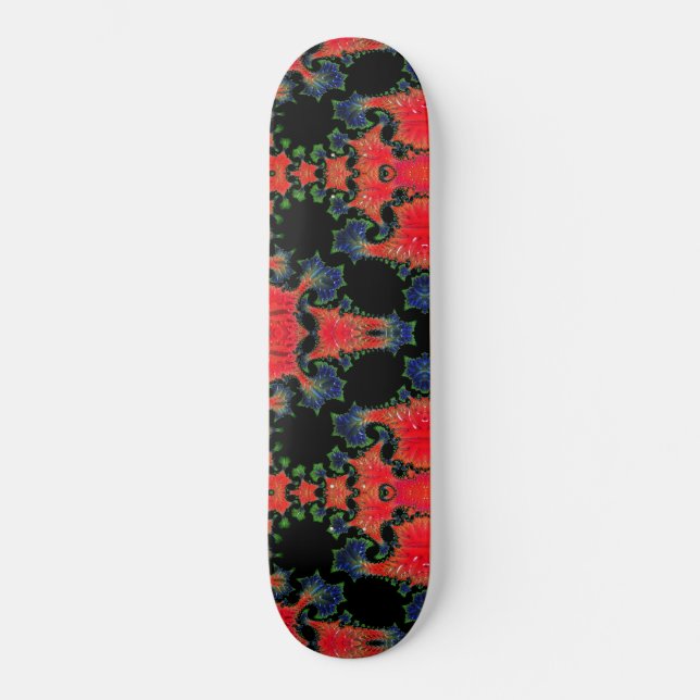 Mandelbrot Garden Skateboard (Anverso)