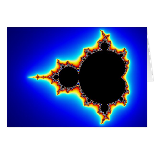 Mandelbrot original fijó 03 - tarjeta del fractal (Anverso (Horizontal))