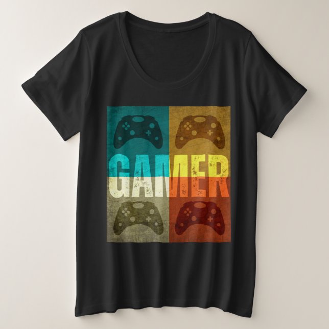 MANDO DE VIDEOJUEGOS RETRO GAMER  (Anverso del diseño)