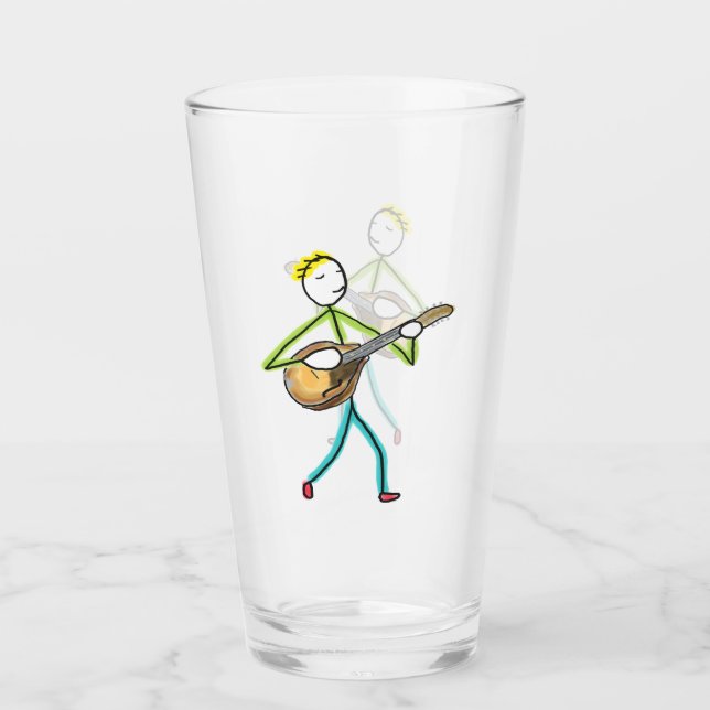 Mandolin Playing Stickman (Anverso)