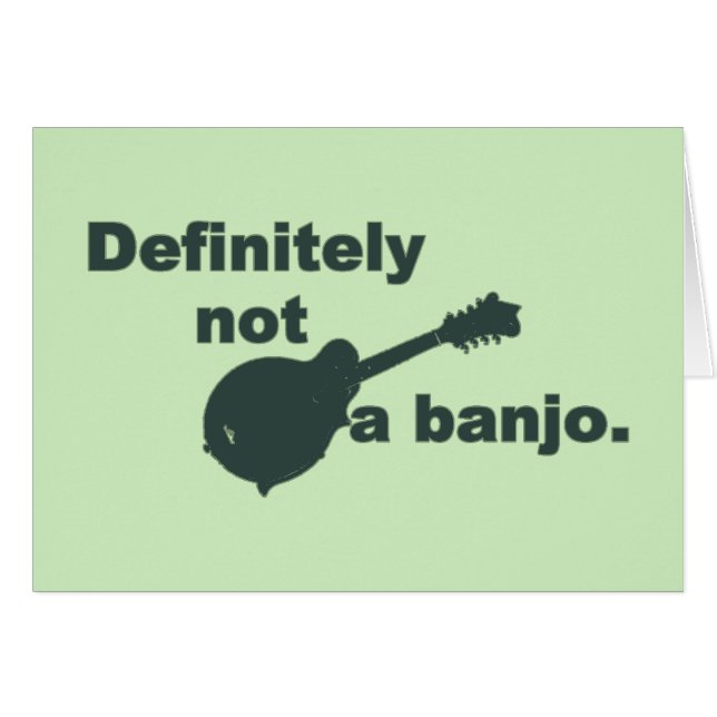 Mandolina -- Definitivamente no un banjo (Anverso (Horizontal))
