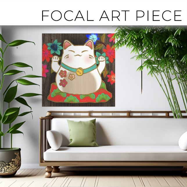 Maneki Neko arte felino afortunado (Subido por el creador)