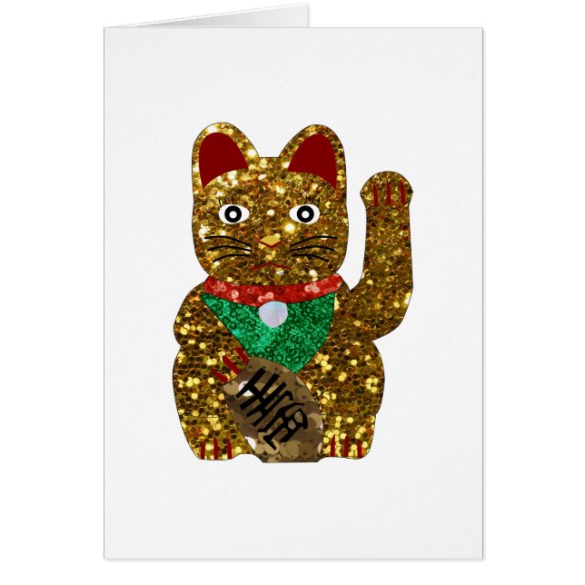 maneki neko cat (Frente)