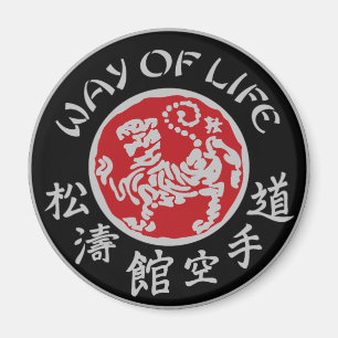 Manera de imán de Shotokan de la vida