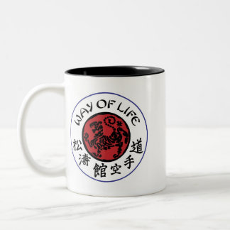 Manera de taza de café de Shotokan de la vida