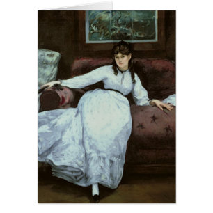 Manet el el resto, retrato de Berthe Morisot