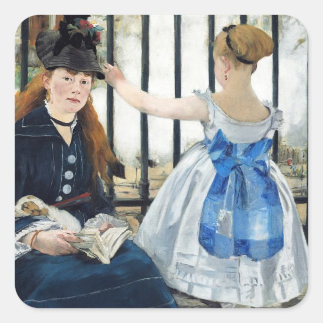 Manet Los Pegatinas Del Ferrocarril (Anverso)