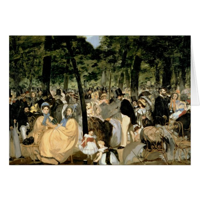 Manet | Música en los Jardines de las Tullerías, 1 (Anverso (Horizontal))