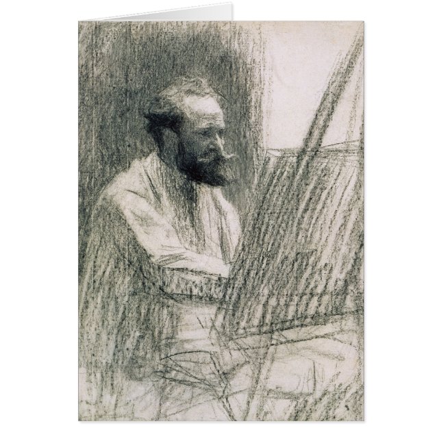 Manet | Retrato de Edouard Manet en su Easel (Frente)