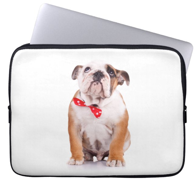 Manga de Funda de computadoras de perro porcino Bu (Frente)