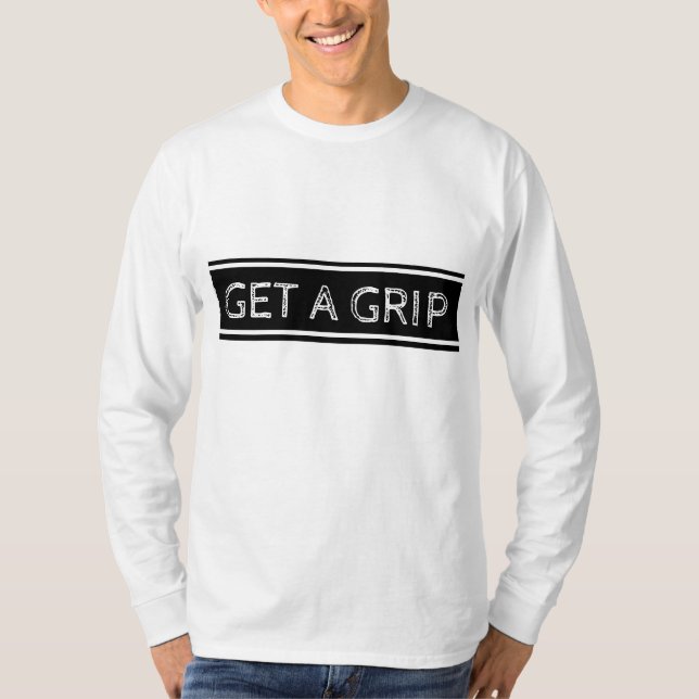 Manga larga de camisetas para hombres (Anverso)