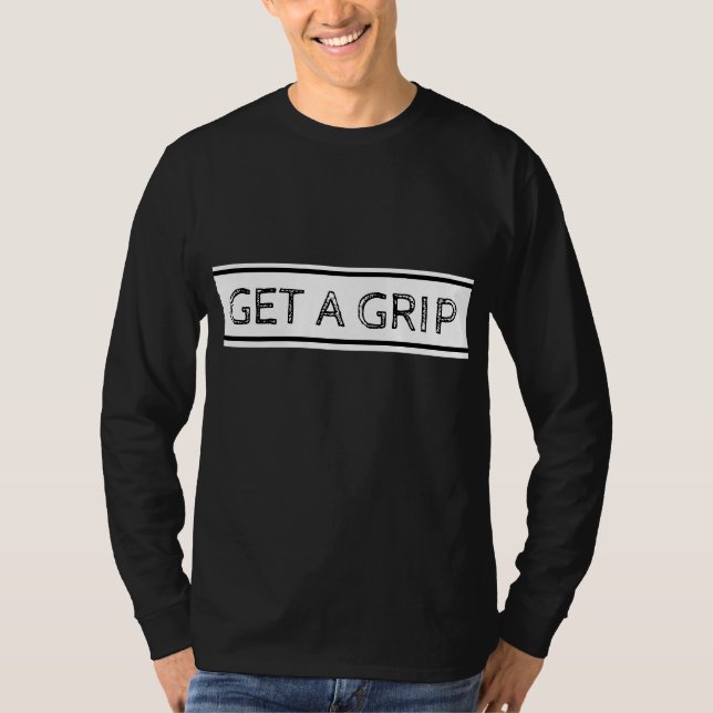 Manga larga de camisetas para hombres (Anverso)