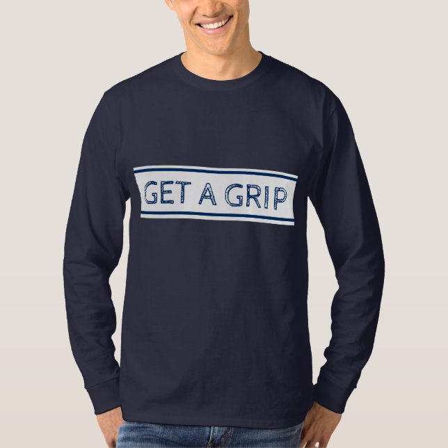 Manga larga de camisetas para hombres (Anverso)