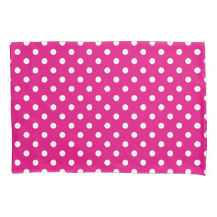 Manga polkadotted rosa de neón de la cubierta de