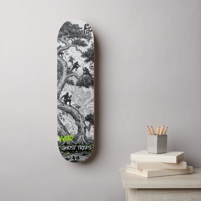 Manga Style Japanese Art for Skateboard & Stickers (Arte de la pared)