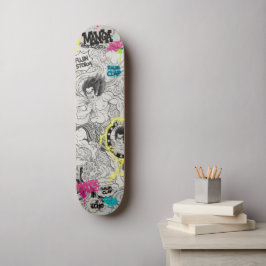Manga Style Japanese Art for Skateboard & Stickers