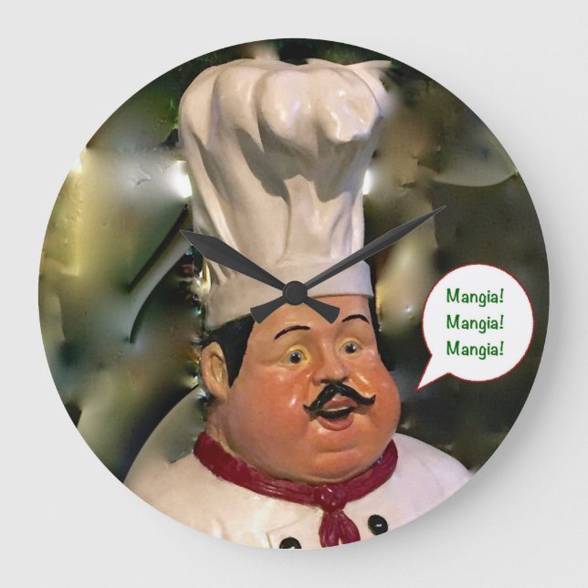 Mangia, Mangia, Reloj de cocina de Mangia (Anverso)