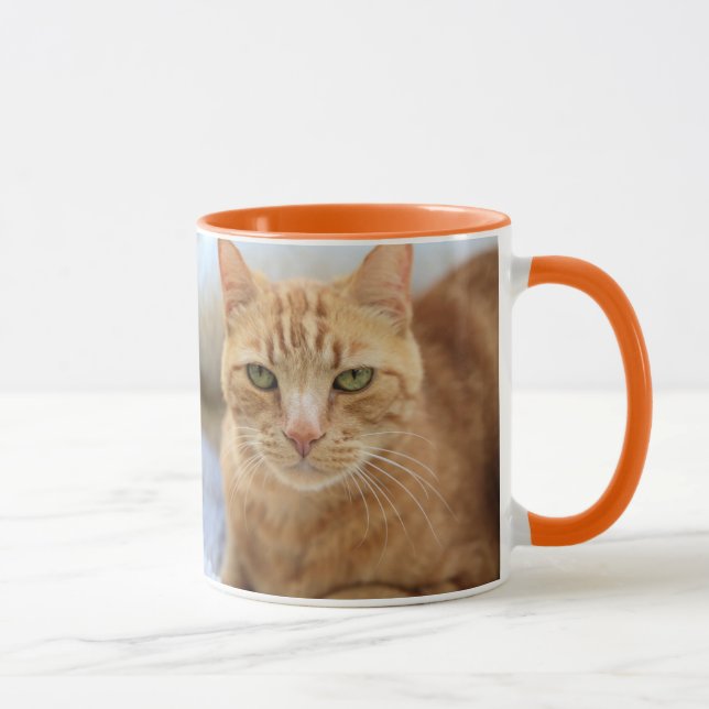 Mango - 11oz taza clásica, naranja (Derecha)
